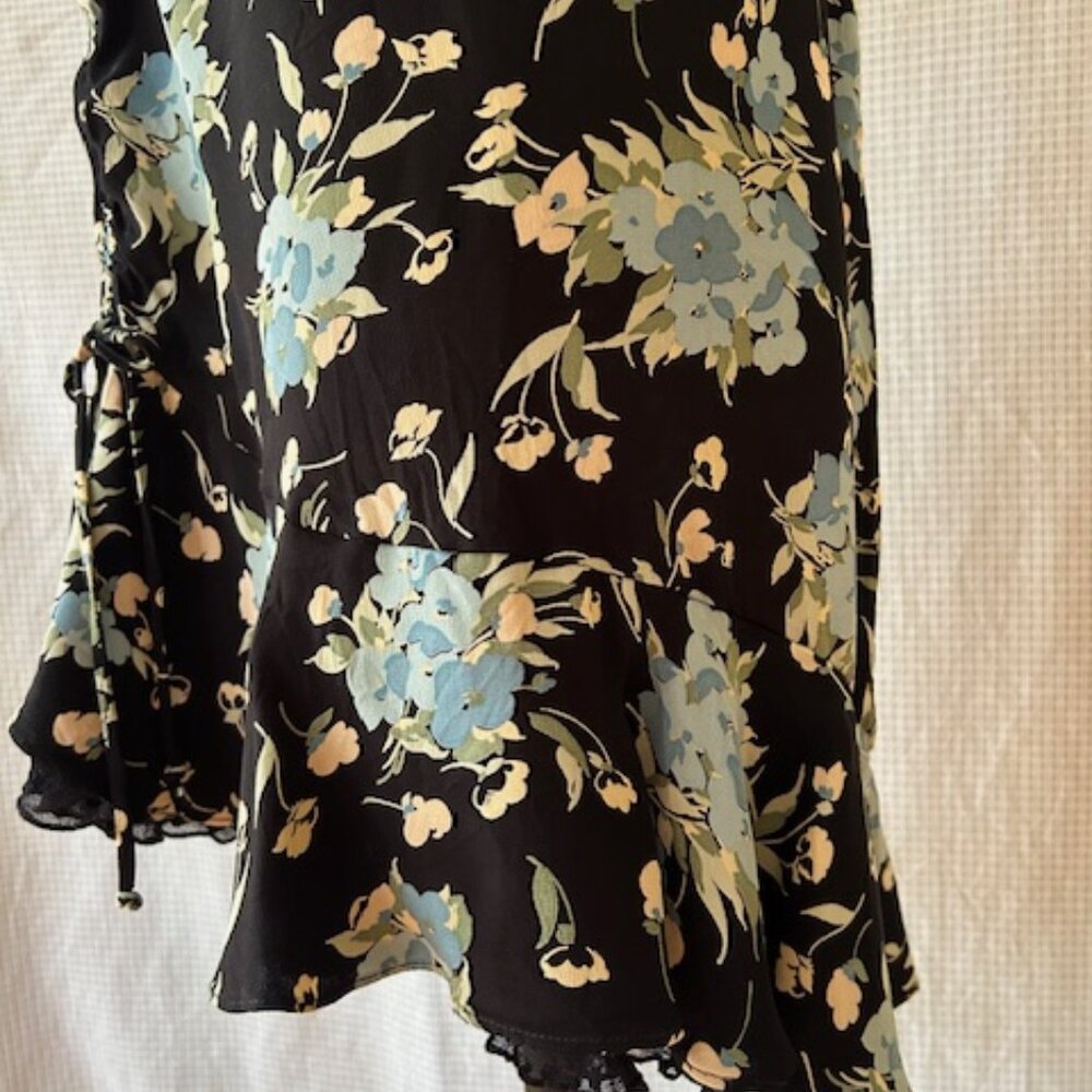 Vintage Betsey Johnson Floral Swiss dot skirt - Picture 9 of 16
